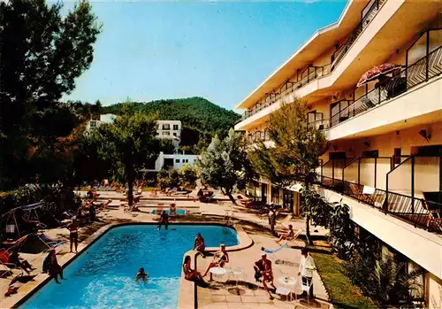 AK / Ansichtskarte 73899704 Paguera_Mallorca_Islas_Baleares_ES Hotel Nilo Pool 