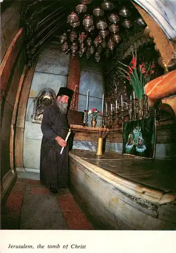 AK / Ansichtskarte  Jerusalem__Yerushalayim_Israel The tomb of Christ 