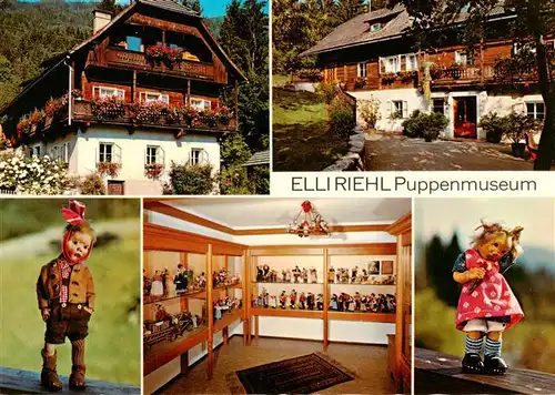 AK / Ansichtskarte  Einoede_Villach Elli Riehl Puppenmuseum Teilansichten Einoede_Villach