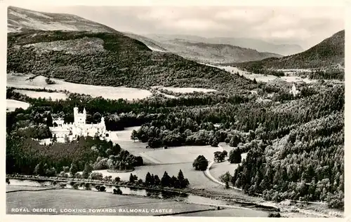 AK / Ansichtskarte 73899733 Balmoral_Castle_Scotland_UK Royal Deeside Panorama 