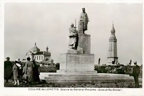 AK / Ansichtskarte  Colline_de_Lorette_Bethune_62_Pas-de-Calais Statue du General Maistre 