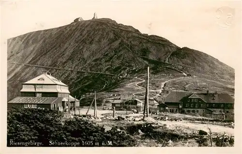 AK / Ansichtskarte  Riesengebirge_Schlesischer_Teil Schneekoppe 