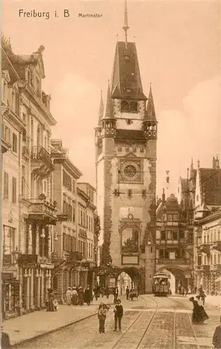 AK / Ansichtskarte  Freiburg_Breisgau Martinstor Freiburg Breisgau