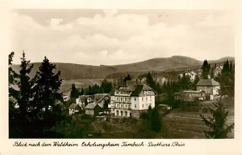AK / Ansichtskarte  Tambach-Dietharz Blick nach dem Waldheim Erholungsheim Tambach-Dietharz