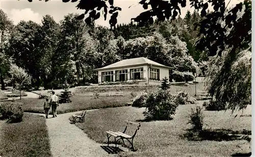 AK / Ansichtskarte  Cabarz_Tabarz Kurpark Winkelhof 