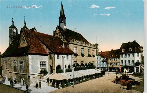 AK / Ansichtskarte  Goettingen__Niedersachsen Rathaus 