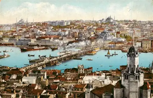 AK / Ansichtskarte 73899836 Constantinople Le Pont de Galata Constantinople