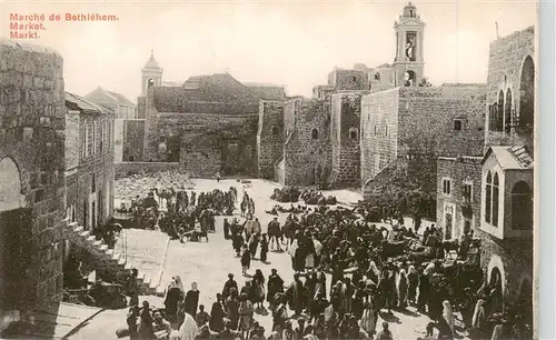 AK / Ansichtskarte  Bethlehem__Yerushalayim_Israel Marktplatz 