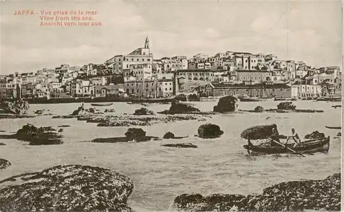 AK / Ansichtskarte  Jaffa_Tel-Aviv_Israel Vue prise de la mer 