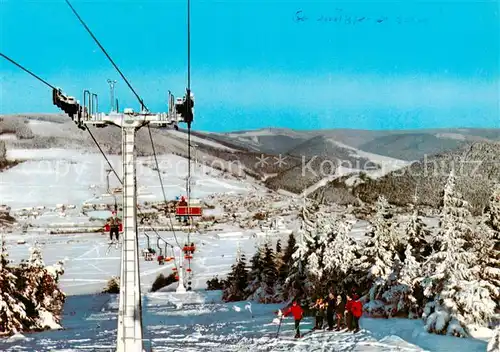 AK / Ansichtskarte  Sessellift_Chairlift_Telesiege Willingen Kneipp Heilbad Hochsauerland 