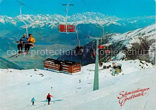 AK / Ansichtskarte  Sessellift_Chairlift_Telesiege Gletascherbahn Kaprun Salzburger Land 