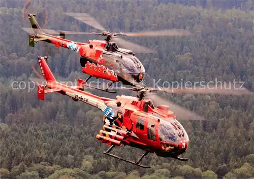 AK / Ansichtskarte  Hubschrauber_Helicopter Kampfhubschrauberregiment 26  