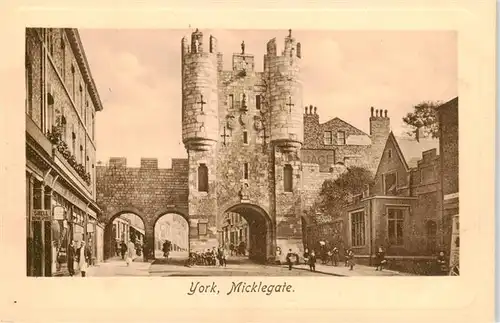 AK / Ansichtskarte  York__UK Micklegate 