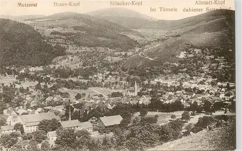 AK / Ansichtskarte  Metzeral_Metseral_68_Alsace mit Braun Kopf Sillacker Kopf Im Taennle Altmatt Kopf Sattelkopf 