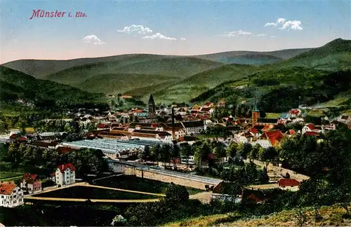 AK / Ansichtskarte  Muenster__Elsass_Munster_68_Alsace Panorama 