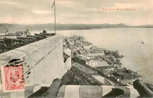 AK / Ansichtskarte  Quebec_Canada Vue prise de la Citadelle 