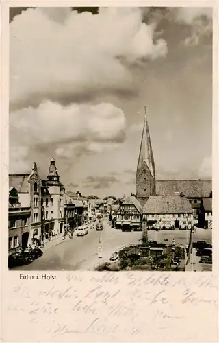 AK / Ansichtskarte  Eutin Ortszentrum mit Kirche Eutin