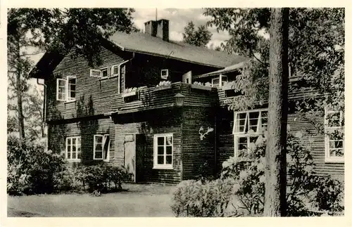 AK / Ansichtskarte  Ahlhorn_Grossenkneten Haupthaus des Ev. Jugendheimes Blockhaus 