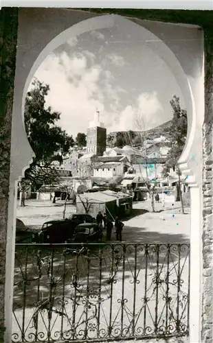 AK / Ansichtskarte  Xauen_Maroc Durchblick zur Stadt 