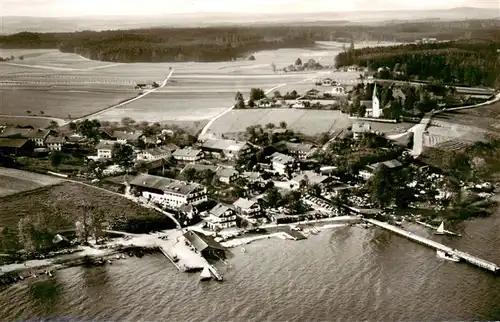 AK / Ansichtskarte  Gstadt_Chiemsee Fliegeraufnahme Gstadt_Chiemsee