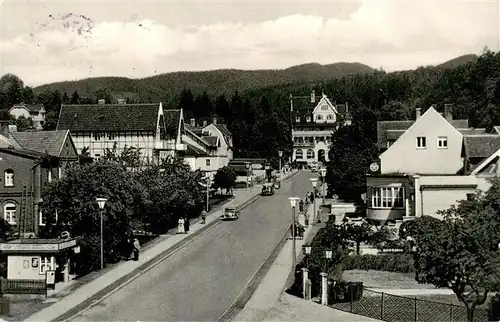 AK / Ansichtskarte  Bad_Sachsa_Harz Blick auf Hotel Schuetzenhaus Bad_Sachsa_Harz