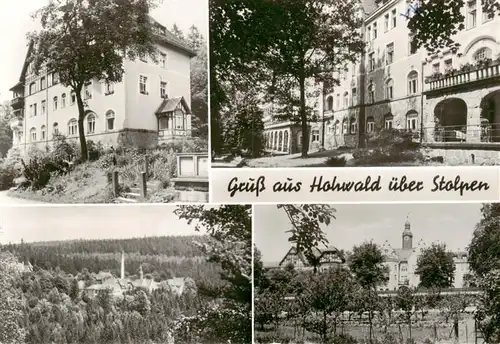 AK / Ansichtskarte  Hohwald_Neustadt_Sachsen Bezirksklinik fuer Rehabilitation Panorama Teilansichten 