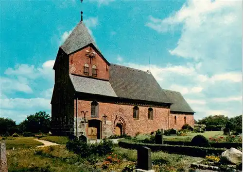 AK / Ansichtskarte  Schobuell_Husum_Nordsee Kirchlein am Meer 