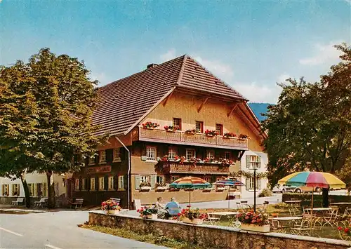 AK / Ansichtskarte 73900207 Simonswaeldertal_Simonswald Gasthof Pension Sonne Freiterrasse 