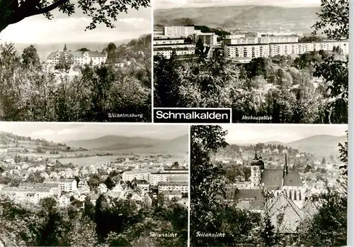 AK / Ansichtskarte 73900224 Schmalkalden Wilhelmsburg Neubaugebiet Teilansichten Schmalkalden