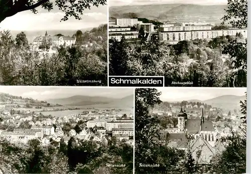 AK / Ansichtskarte  Schmalkalden Wilhelmsburg Neubaugebiet Teilansichten Schmalkalden