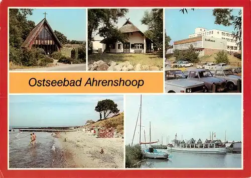 AK / Ansichtskarte  Ahrenshoop_Ostseebad Kirche Kunstkaten Kurhaus Strand Hafen Ahrenshoop_Ostseebad