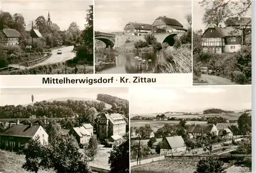 AK / Ansichtskarte 73900253 Mittelherwigsdorf Teilansichten Ortspartien Mittelherwigsdorf