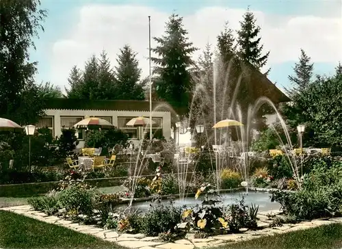 AK / Ansichtskarte  Kladow_Berlin Gaststaette Schweizerhaus Springbrunnen 