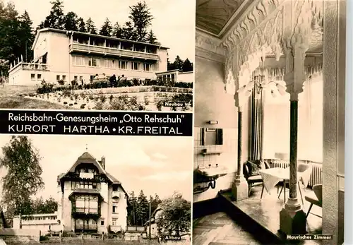 AK / Ansichtskarte  Hartha_Tharandt Reichsbahn Genesungsheim Otto Rehschuh Hartha Tharandt