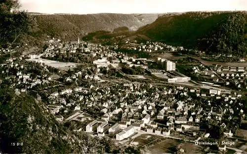 AK / Ansichtskarte 73900295 Geislingen__Steige Panorama Blick ins Tal 