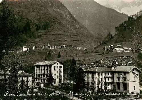 AK / Ansichtskarte  Ronco_Canavese_Piemonte_IT Albergo Moderifo Franzioni Scandosio Cernisia 