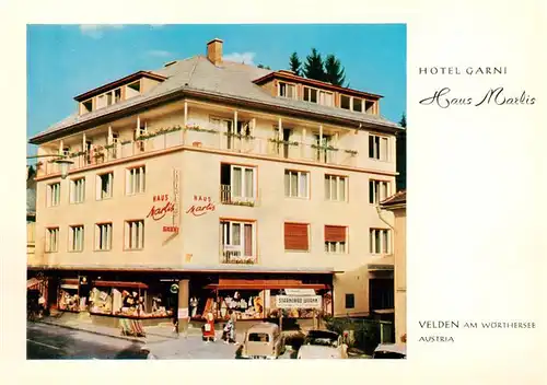 AK / Ansichtskarte 73900375 Velden__Woerthersee_AT Hotel Garni Haus Marlis 