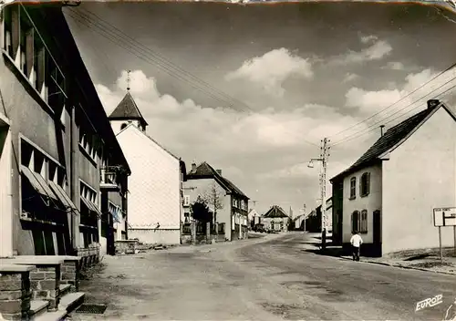 AK / Ansichtskarte  Neunkirch-les-Sarreguemines_67_Bas-Rhin_Elsass Rue Principale 