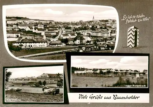 AK / Ansichtskarte  Baumholder_Nahe Panorama Theater Lager Aulenbach Baumholder Nahe