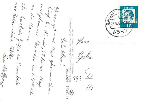 AK / Ansichtskarte  Baumholder_Nahe Panorama Theater Lager Aulenbach Baumholder Nahe