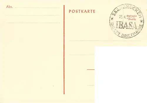 AK / Ansichtskarte  Saarbruecken Tag der Briefmarke Postkutsche Saarbruecken