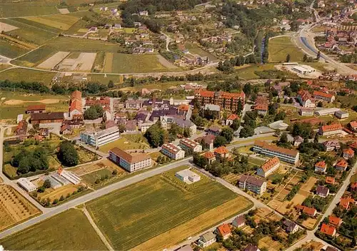 AK / Ansichtskarte  Treysa Fliegeraufnahme mit Hess Bruederhaus Treysa