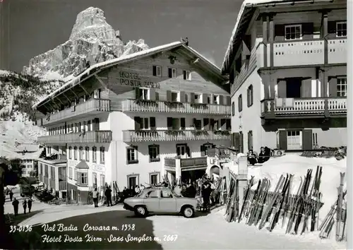 AK / Ansichtskarte  Corvara_Pustertal_Suedtirol_IT Hotel Posta Zirm Sass Songher 