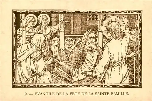 AK / Ansichtskarte 73900444 Israel Evangile de la fete de la Sainte Famille Israel