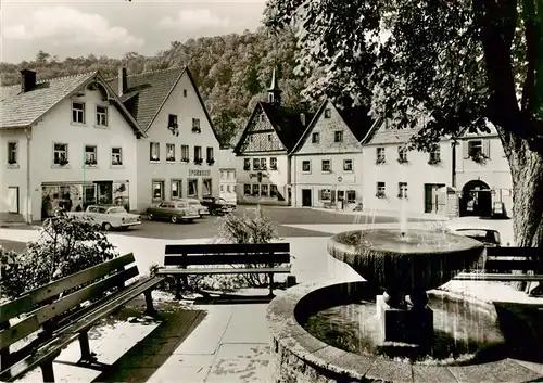 AK / Ansichtskarte  Wirsberg Marktplatz Brunnen Wirsberg