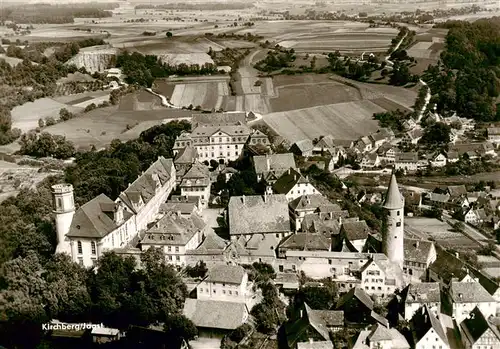 AK / Ansichtskarte  Kirchberg_Jagst Fliegeraufnahme Kirchberg_Jagst