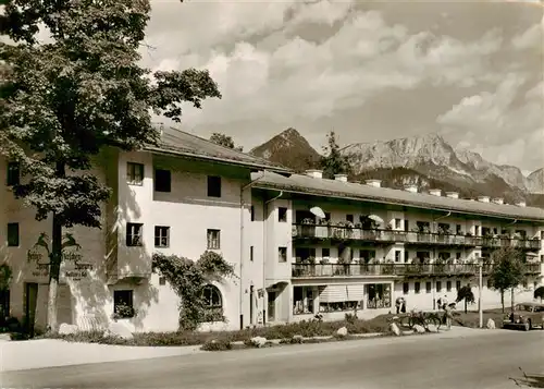 AK / Ansichtskarte 73900467 Berchtesgaden Gasthaus Hirschensprung mit Untersberg Berchtesgaden