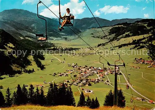 AK / Ansichtskarte  Sessellift_Chairlift_Telesiege Tannheim Tirol 