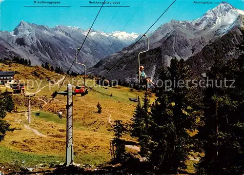 AK / Ansichtskarte 73900487 Sessellift_Chairlift_Telesiege Mayrhofen Zillertal Tirol 