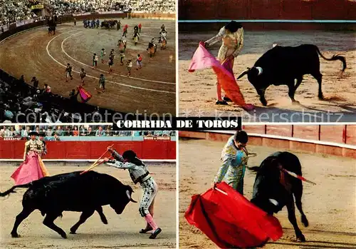 AK / Ansichtskarte  Stierkampf_Corrida_de_Toros_Bullfight Corrida de Toros Paseilo Veronica 
